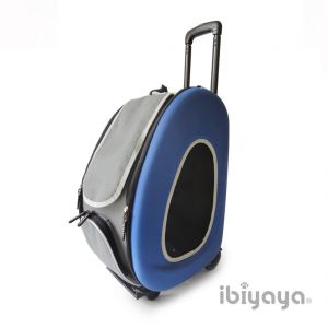 Складная сумка-тележка Ibiyaya 3 в 1 (сумка, рюкзак, тележка) ― ЗооВетШоп