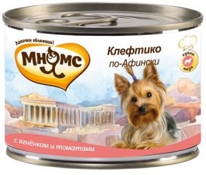 Мнямс консервы для мелких собак Клефтико по-Афински (ягненок с томатами) ― ЗооВетШоп
