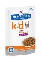 Hill's Prescription Diet k/d Feline с говядиной