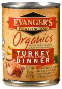 Evanger’s Organics Turkey with Potato & Carrots Dinner