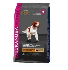 Eukanuba Dog Adult для взрослых собак мелких и средних пород с ягненком и рисом 