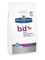 Prescription Diet™ b/d™ Canine для пожилых собак  с симптомами когнитивной дисфункции
