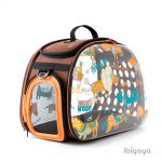 Складная сумка-переноска Ibiyaya (прозрачная, дизайн "собачки")