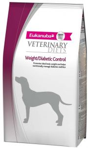 Ветеринарная диета Eukanuba Weight /Diabetic Control для собак для контроля веса при диабете ― ЗооВетШоп