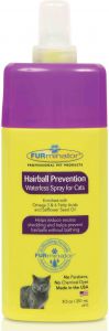 FURminator шампунь для кошек без смывания Hairball Prevention Waterless от колтунов спрей 250 мл ― ЗооВетШоп