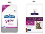 Хиллс Прескрипшн Дайет y/d - сухая диета для кошек для лечения гипертиреоза