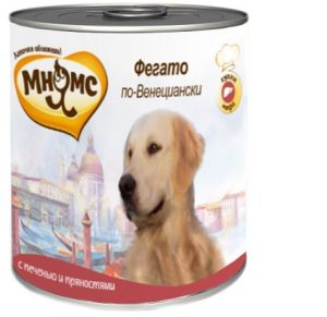 Мнямс консервы для средних и крупных собак Фегато по-Венециански (телячья печень с пряностями) ― ЗооВетШоп