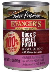 Evanger’s Super Premium Duck & Sweet Potato Dinner