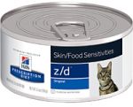 Хиллс Прескрипшн Дайет z/d - диета для кошек, консервы при острых аллергических реакциях